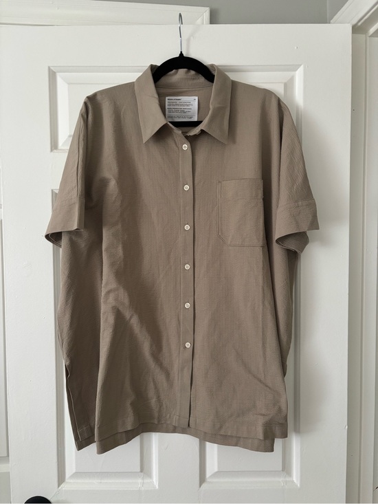 Ministry of Supply Other - Ministry of Supply Short-Sleeve Button-Down Shirt in Taupe - XXL - NWOT
